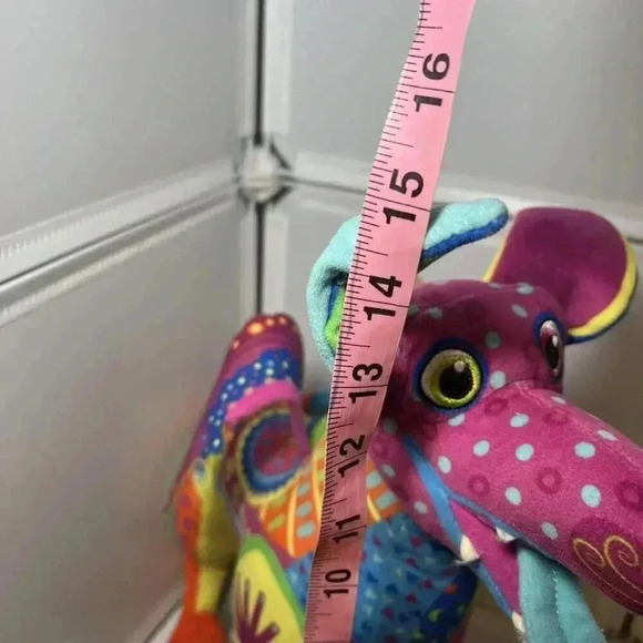 Disney Store Pixar Coco Dante Alebrije Rainbow Spirit Dog 15" Plush Stuffed Toy - Picture 5 of 7